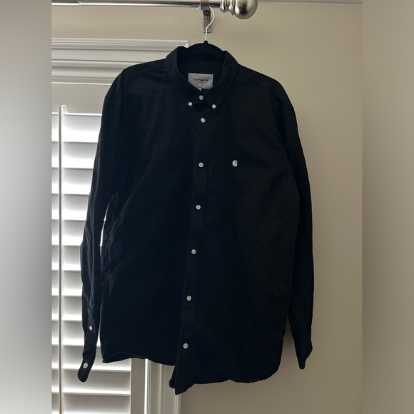 CARHARTT WIP cotton twill button down shirt - Picture 5 of 7